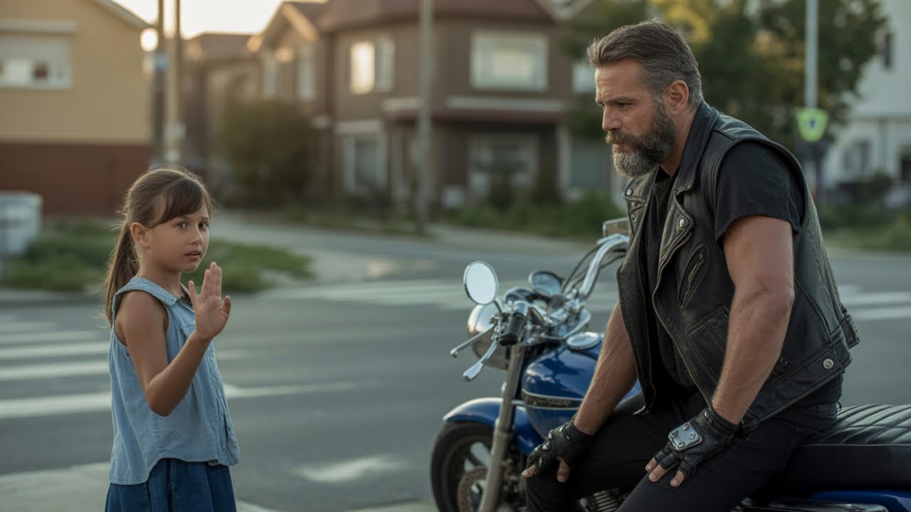 Ein kleines Mädchen gab einem Hells Angel ein stilles Zeichen und alles änderte sich