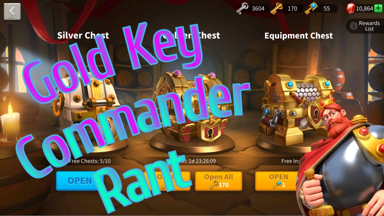 Rant! : Gold Key Commanders...Why Are They A Thing?!?! --- Rise of Kingdoms