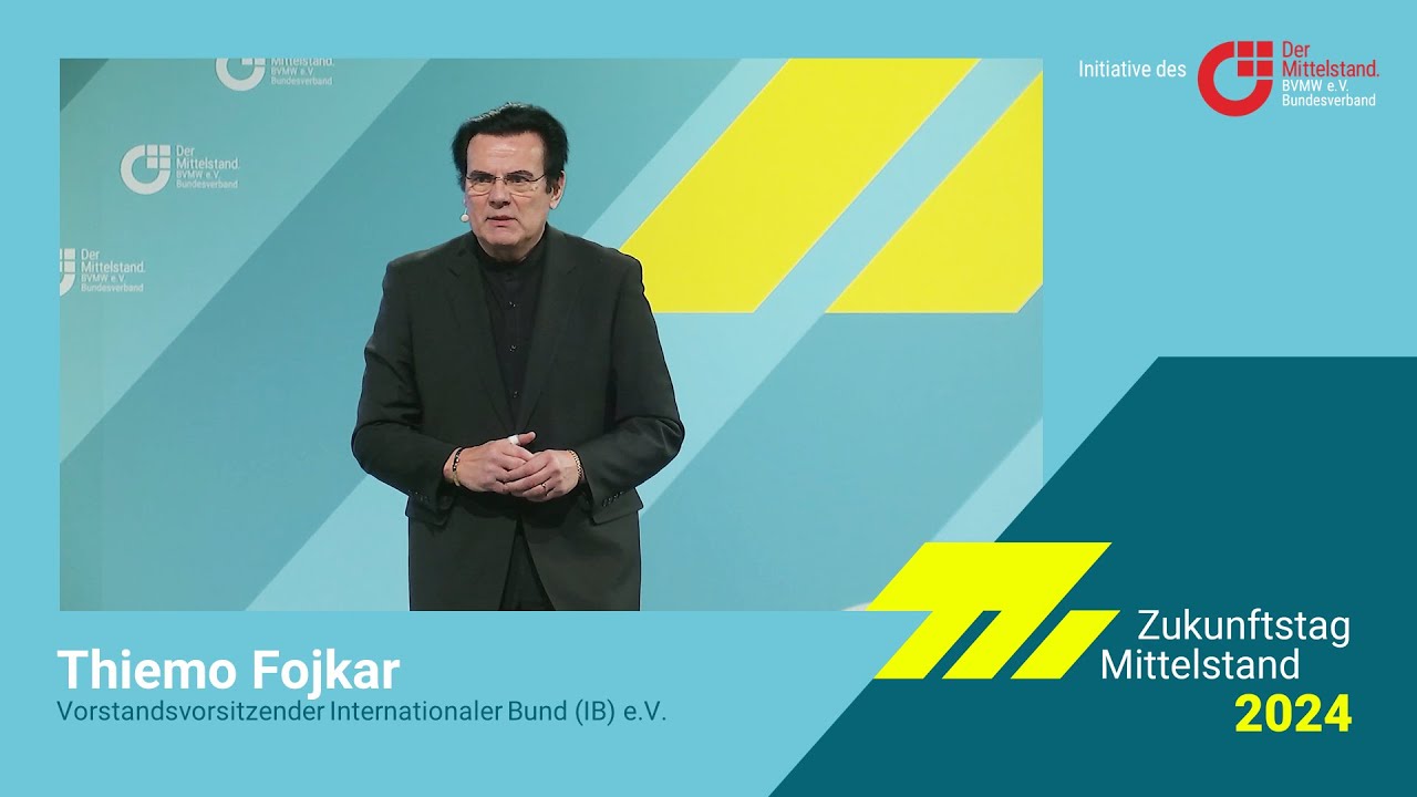 ZTM 2024 | Keynote Thiemo Fojkar, Vorstandsvorsitzender Internationaler Bund (IB) e.V.
