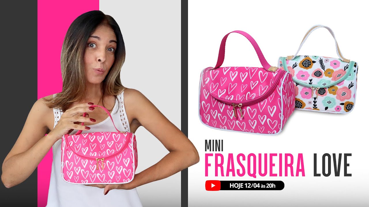 MINI FRASQUEIRA LOVE - PASSO A PASSO