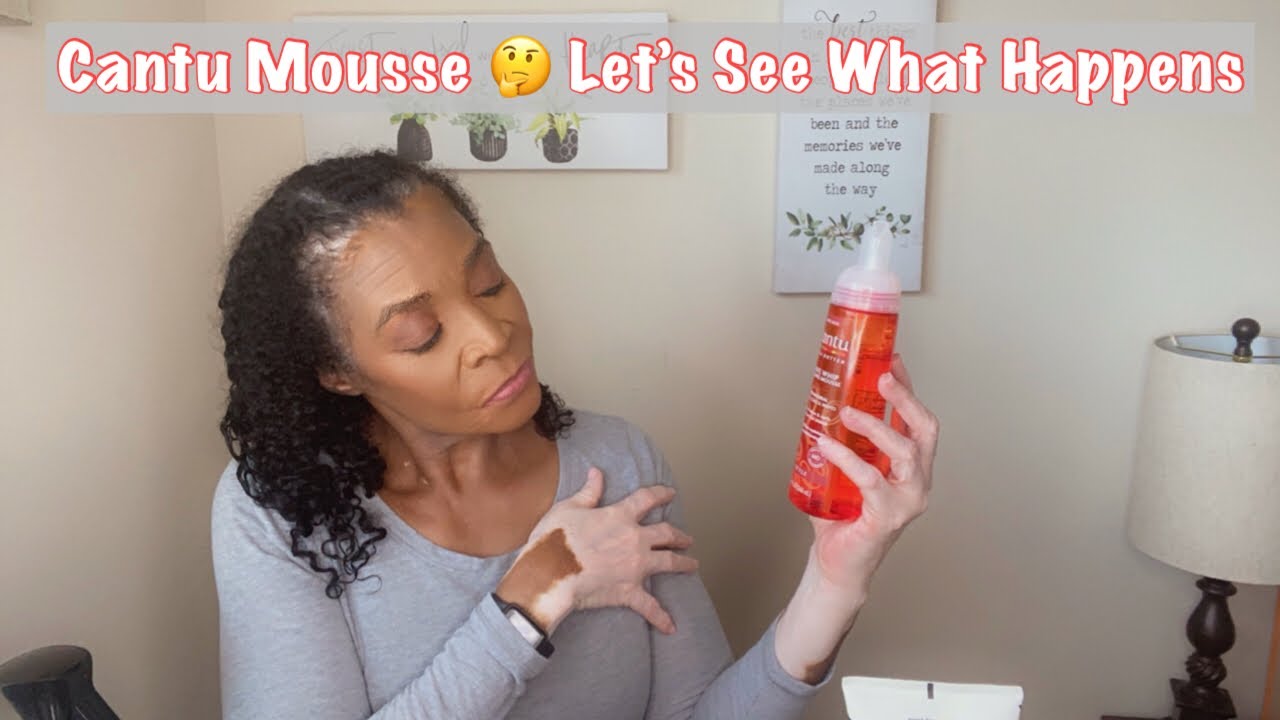 First Time Using Cantu Mousse on My Natural Hair | Review & Styling Experience | @ShirleyAnn
