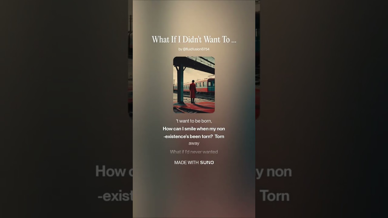 What If I Didn't Want To Be Born?
