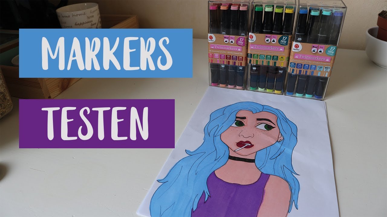 Goedkope Copic Markers van de Action testen!