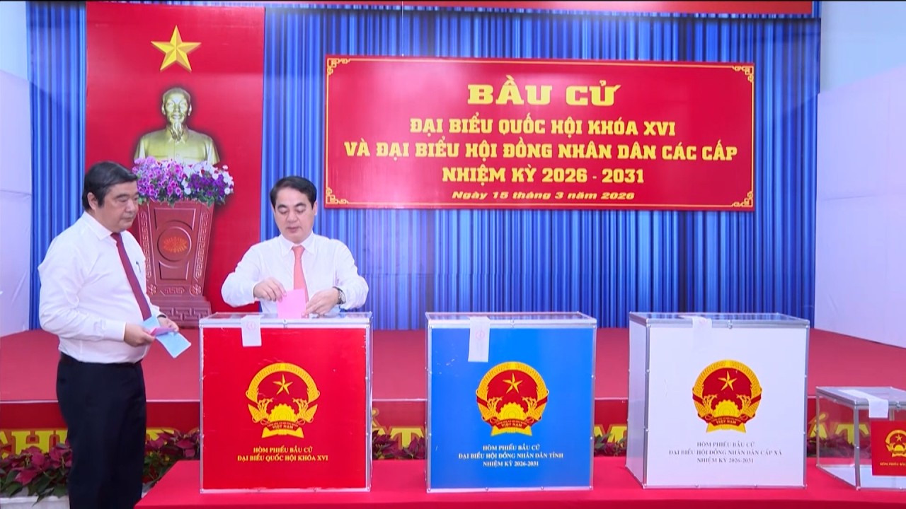 Hơn 1,65 triệu cử tri Khánh Hòa hân hoan đi bầu cử | Thời sự trưa 15.3.2026