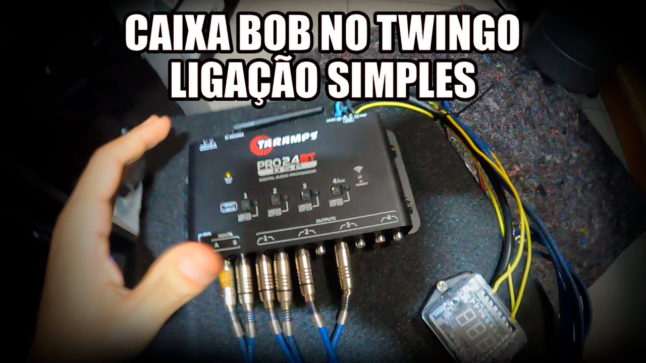 Como ligar a caixa Bob (caixa trio) no Twingo – passo a passo