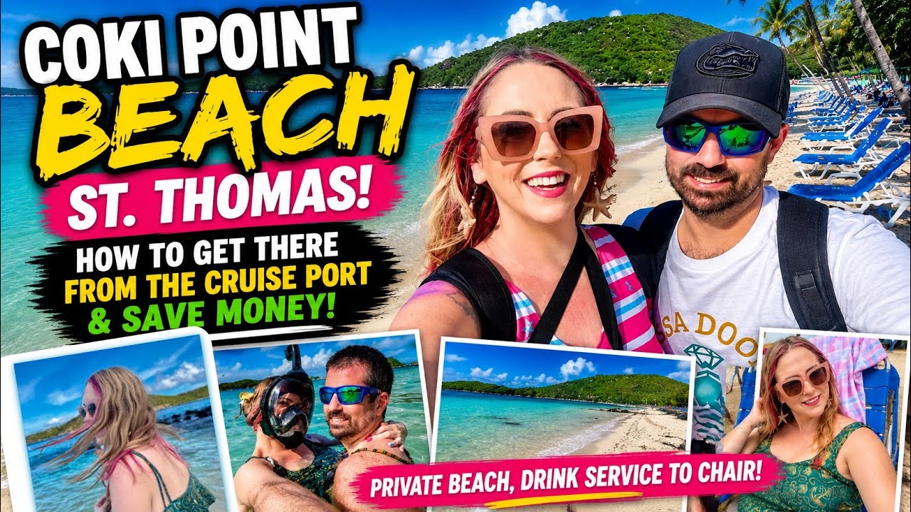 Jewel of the Seas Day 2 | St. Thomas, Coki Beach, Cruise Bingo FAIL & Chops Grille Review!