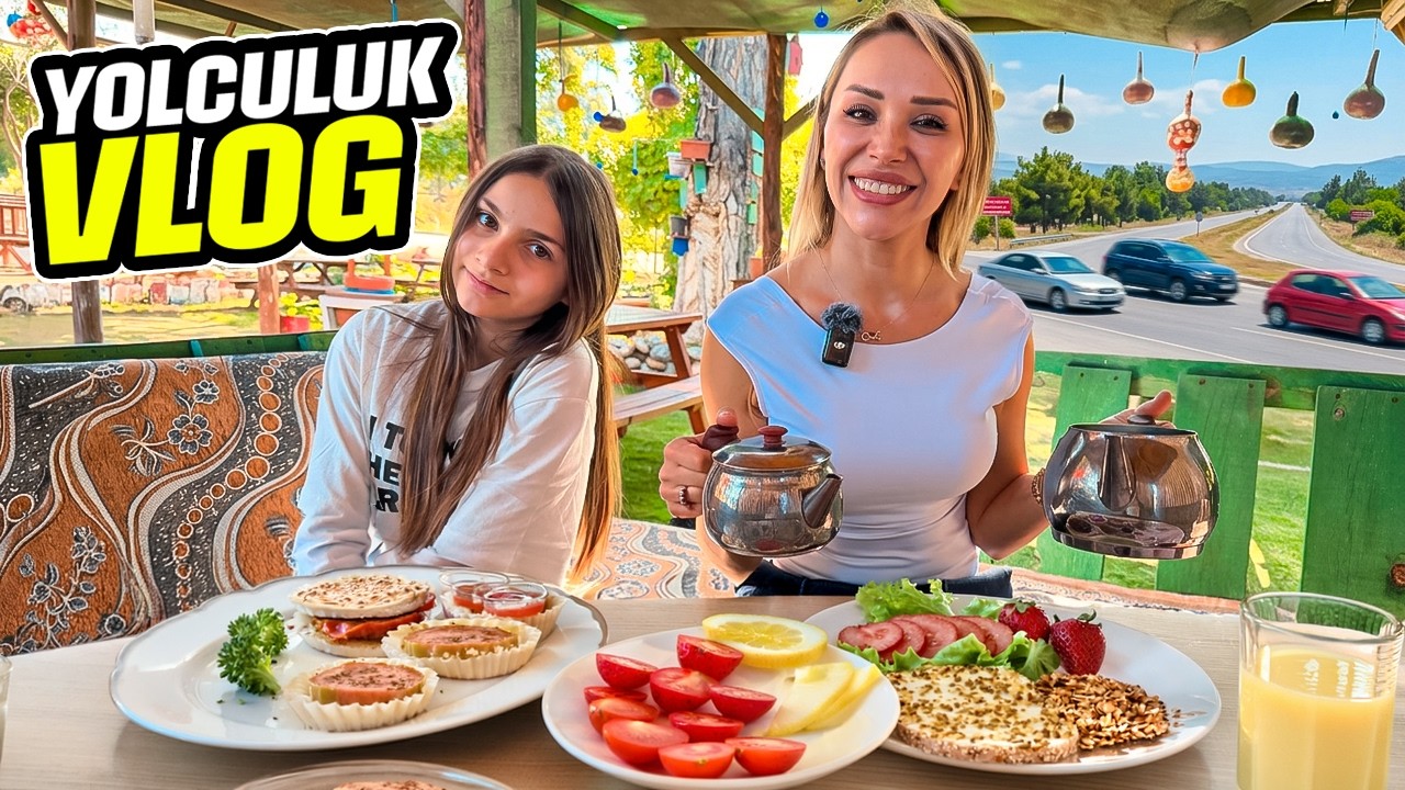TATİLE GİDİŞ YOLCULUĞUMUZ VLOG!