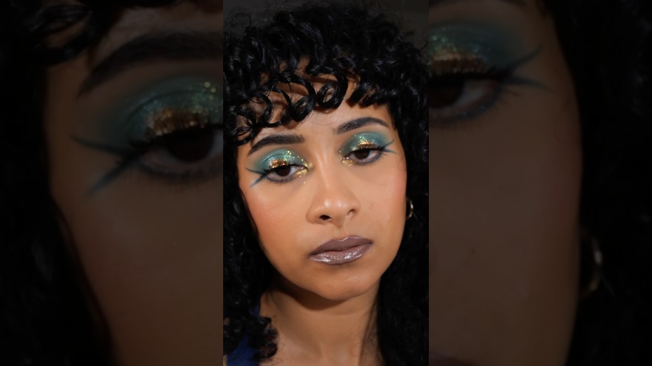 Mermaid Makeup / Siren Makeup #mermaidmakeup #makeuptutorial #glittermakeup