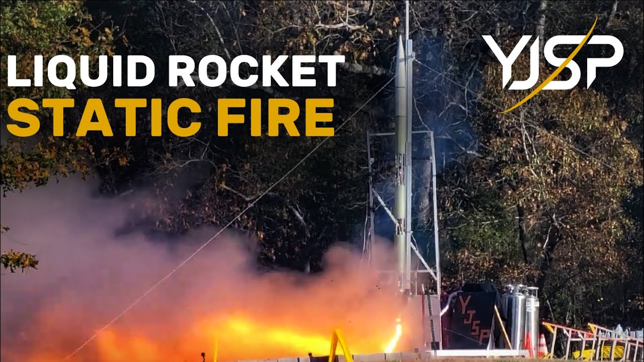 Firing a Liquid Rocket on a Farm | GoldiLOX Static Fire