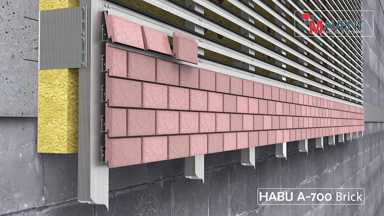 MAVent Facade System A-700 HABU HRB RP Brick