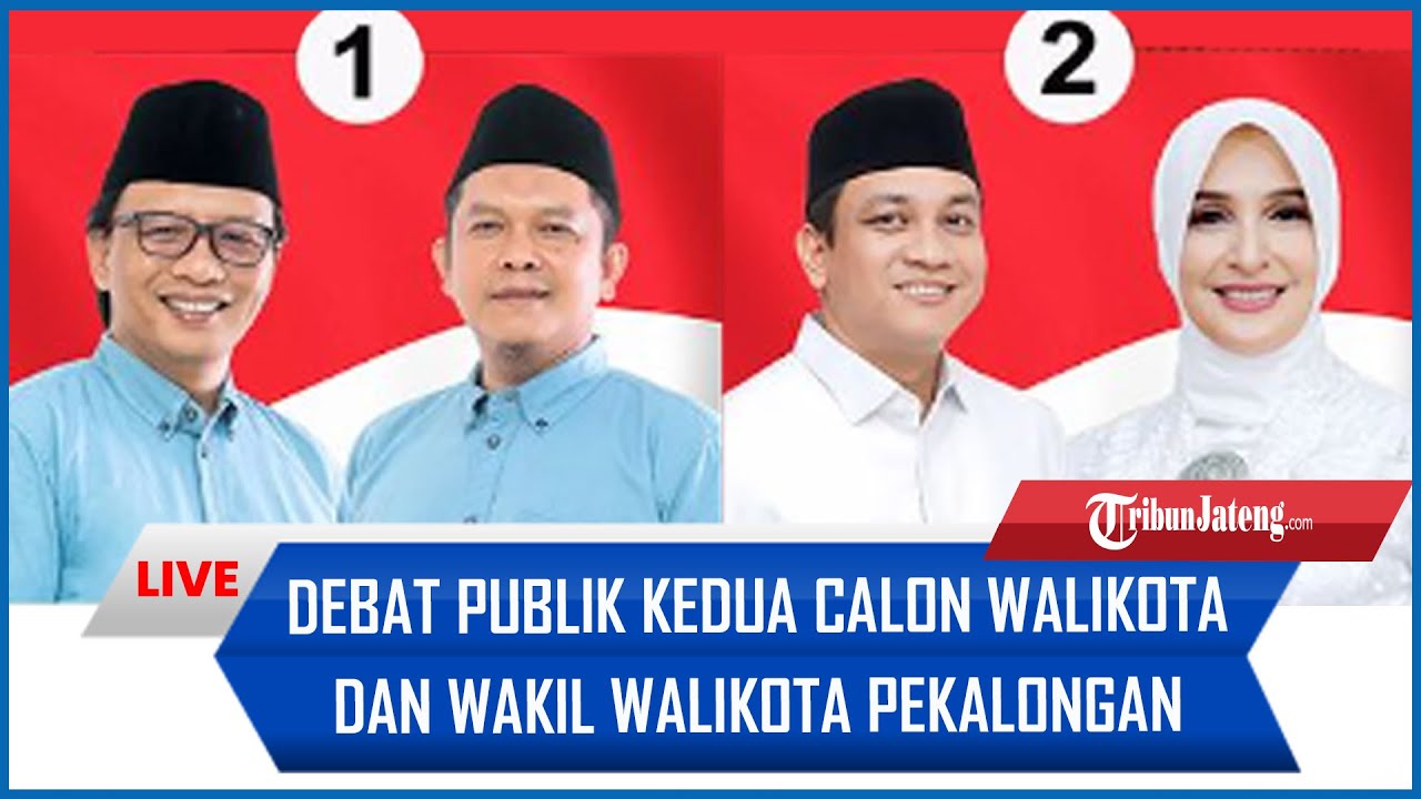 🔴LIVE DEBAT PUBLIK KEDUA CALON WALIKOTA DAN WAKIL WALIKOTA PEKALONGAN PILKADA 2024