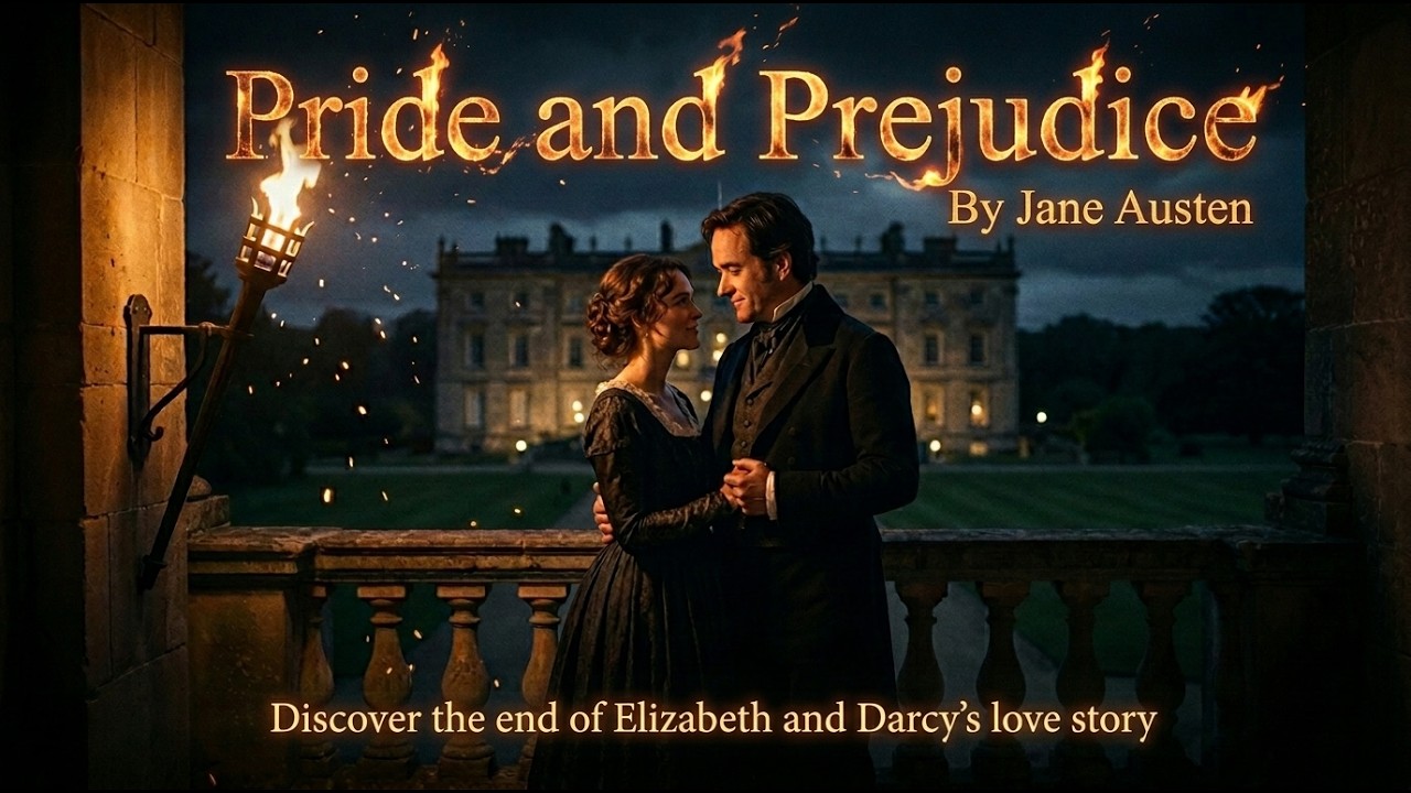 Relaxing Bedtime Story Pride and Prejudice Full Journey through Old England 🌿✨