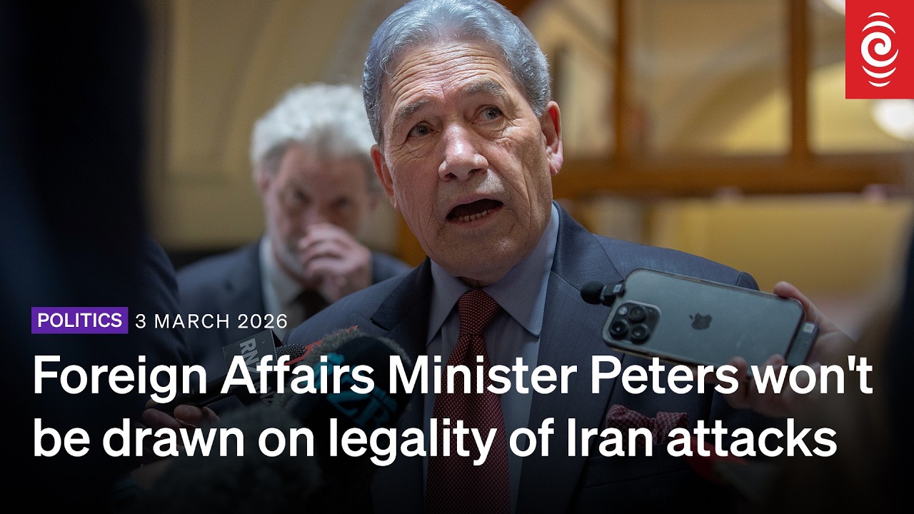 Foreign Affairs Minister Winston Peters won't be drawn on legality of Iran attacks | RNZ