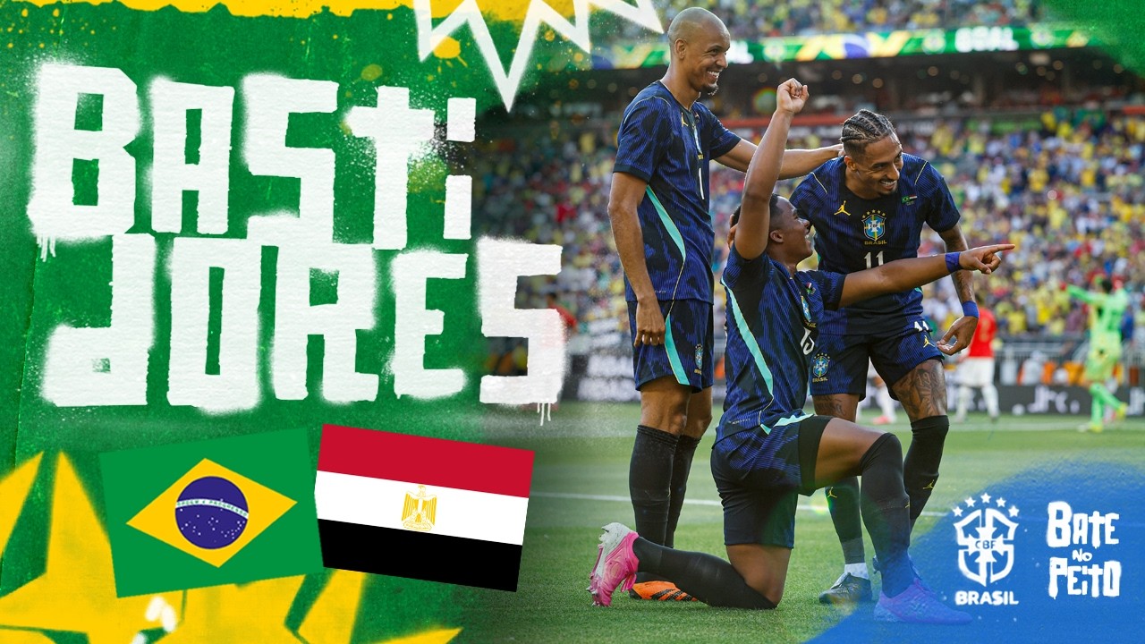 CLIMA DE COPA! BASTIDORES DA VIT&Oacute;RIA DO BRASIL SOBRE O EGITO