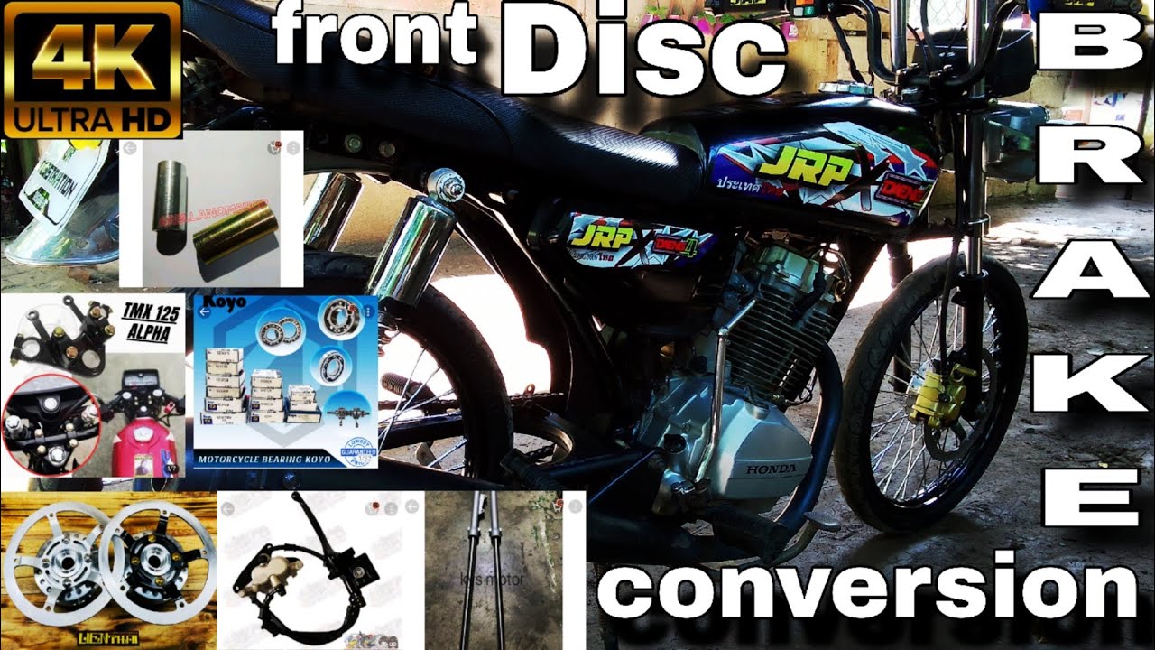 Tmx 125  alpha Disc Brake Conversion / all you need is on the video
