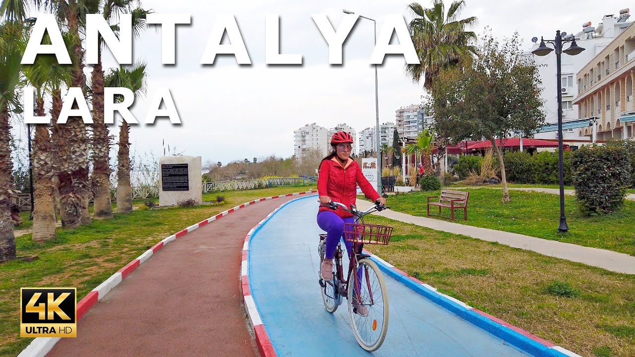 Walking in Antalya Lara Street, Turkey - Beautiful Promenade 