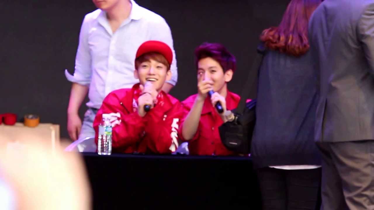 130608 일산팬싸인회 종대백현 ㅋㅋㅋㅋ♡