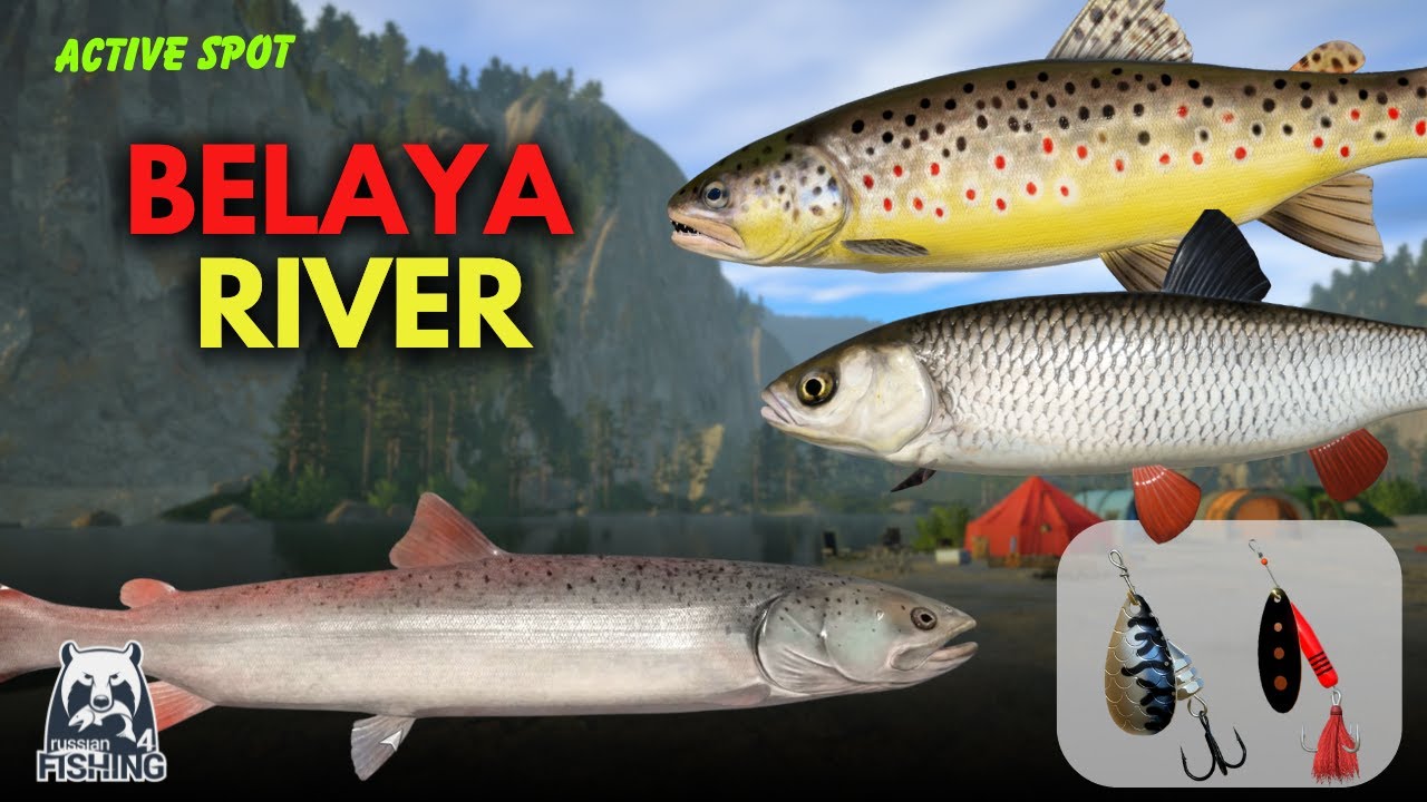 RF4 | Trout, chubs… and the mighty taimens 😎 #russianfishing4 #belayariver