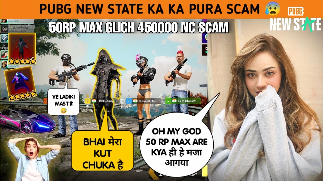 Random Girls Shocked After Seeing Me In PUBG NEW STATE 😂 THEY CHALLENGE ME TO MAX RP IN NEW STATE 😂