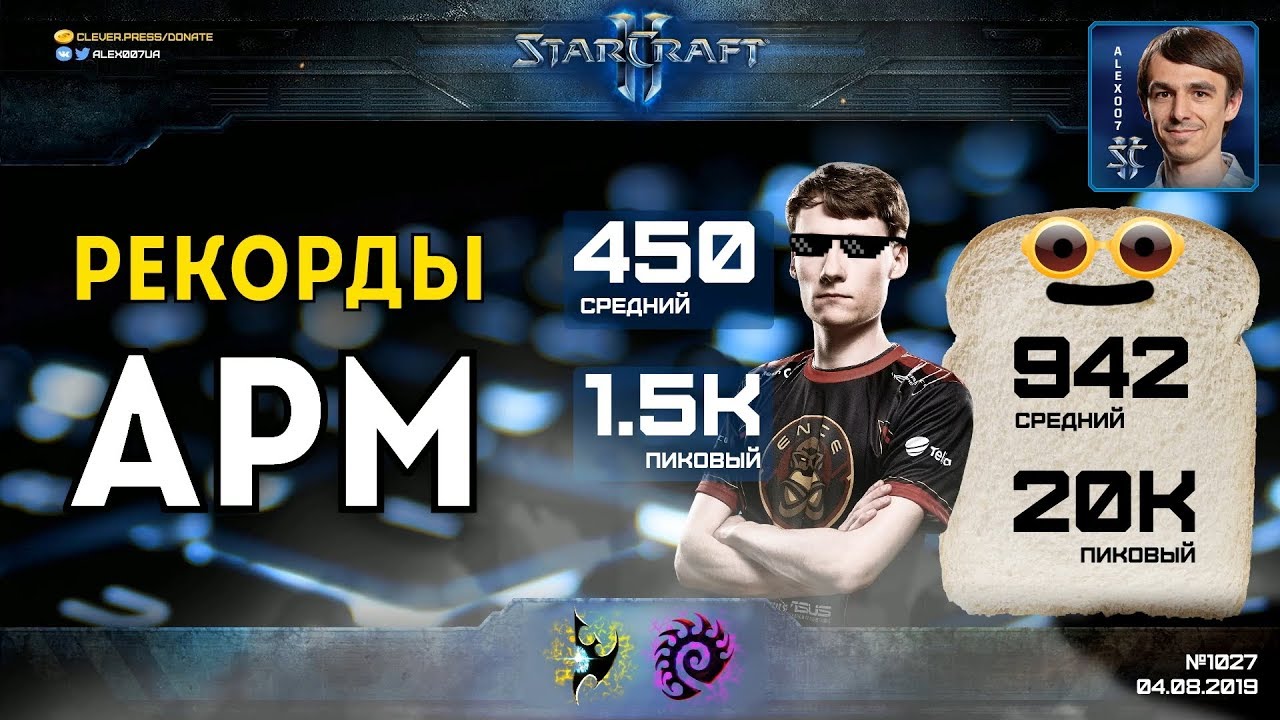 20000 ДЕЙСТВИЙ В МИНУТУ?! Игроки-хлебушки ставят рекорды в StarCraft II