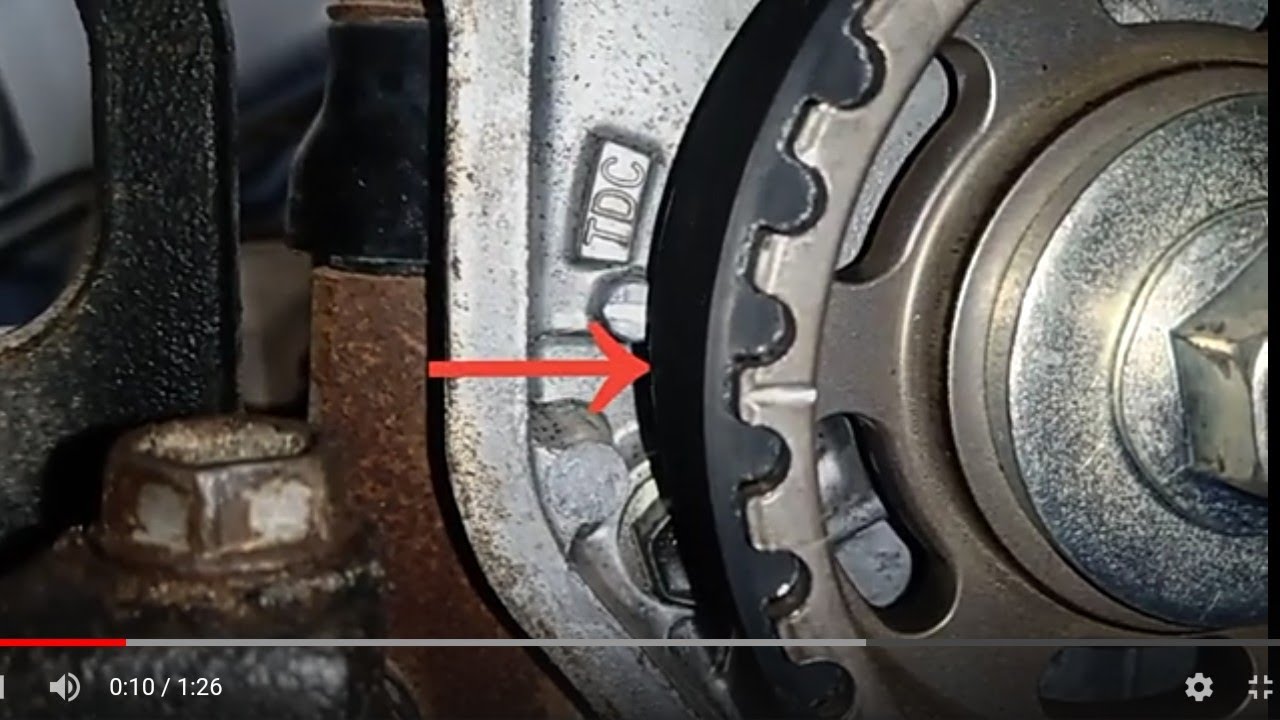 1HZ engine timing Belt marks