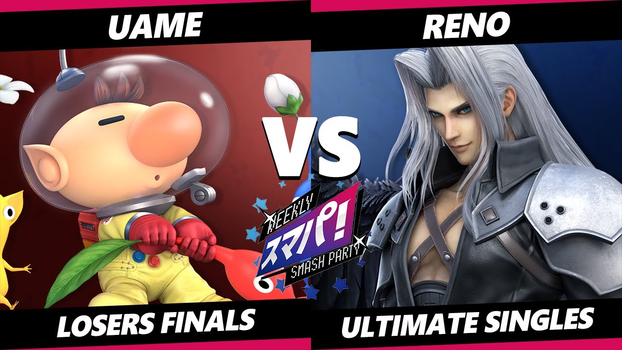 Sumapa 93 Losers Finals - uame (Olimar) Vs. Reno (Sephiroth) Smash Ultimate - SSBU