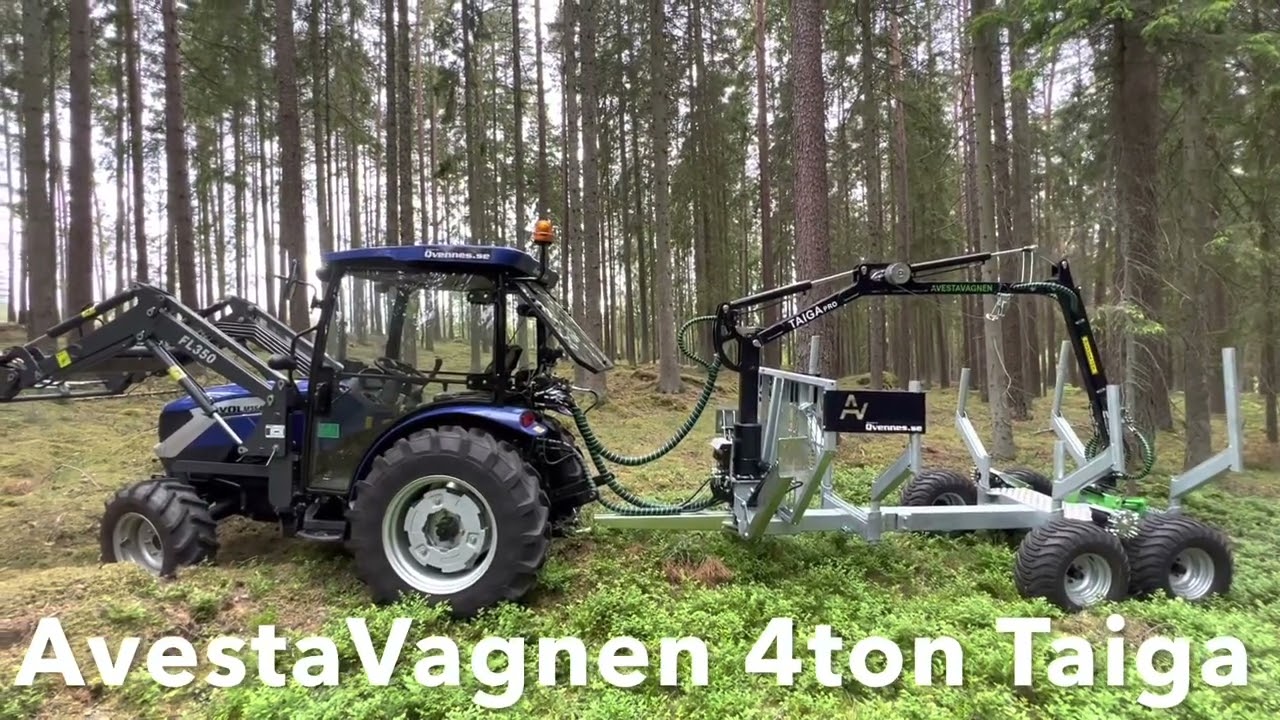 Premiär AvestaVagnen Taiga 4ton @qvennesskogmaskin3761