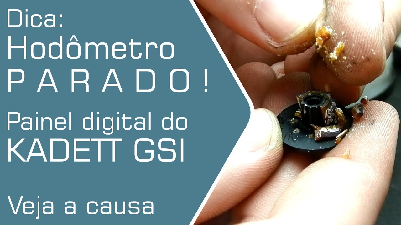 Dica: Hodômetro PARADO painel digital Kadett GSI - Black Hill Auto