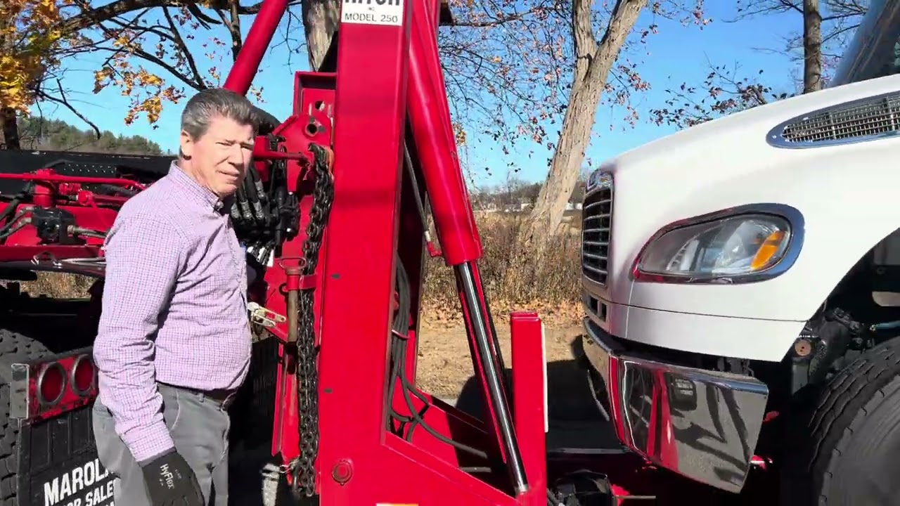 Preparing a Tru-Hitch to tow...