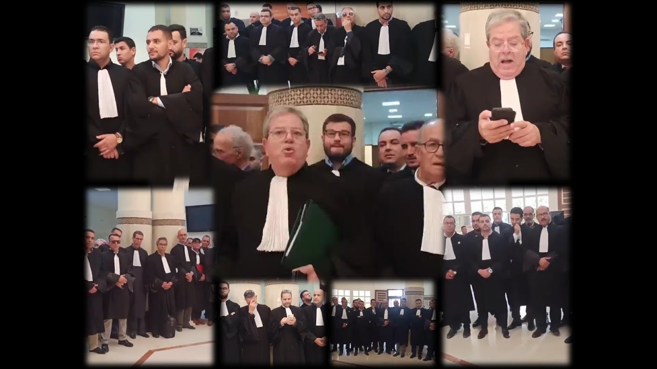 محامو الناظور يحتجون داخل محكمة الاستئناف بسبب الضرائب الجديدة المفروضة عليهم