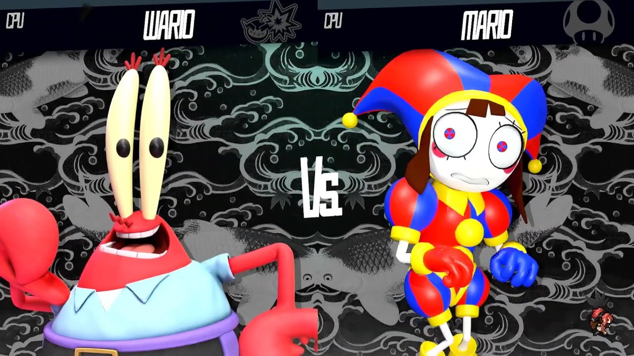 Mr.Krabs vs Pomni - Requested Smash Battle