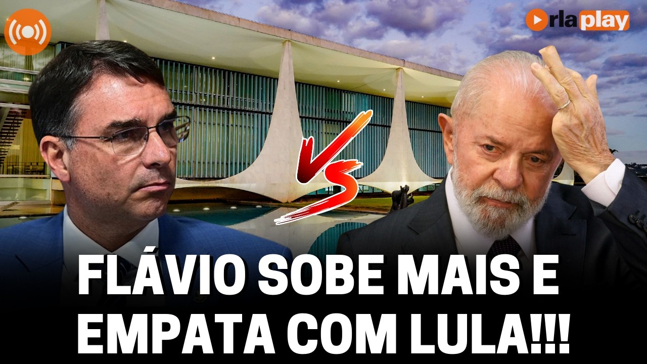 FLÁVIO SOBE MAIS E EMPATA COM LULA!!! | Debate na Redação