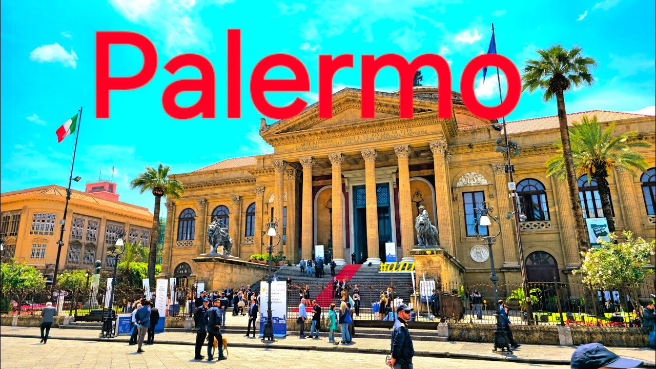 Palermo, Region Sizilien, Italien. #4K Video a relaxing walk of Palermo.