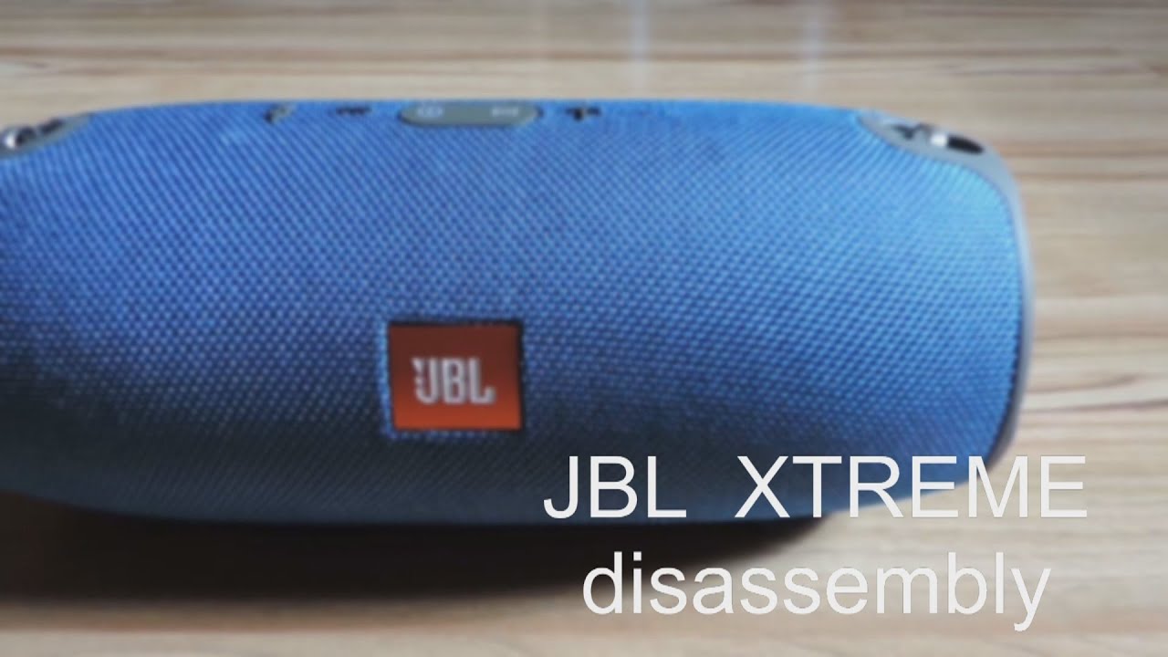 JBL Xtreme speaker disassembly .