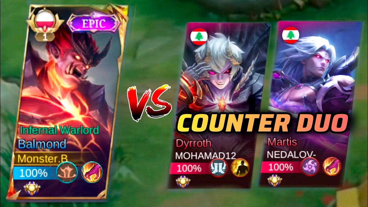 EPIC BALMOND VS DYRROTH AND MARTIS! WHO WILL THIS GAME?(LOOK THIS) - MLBB