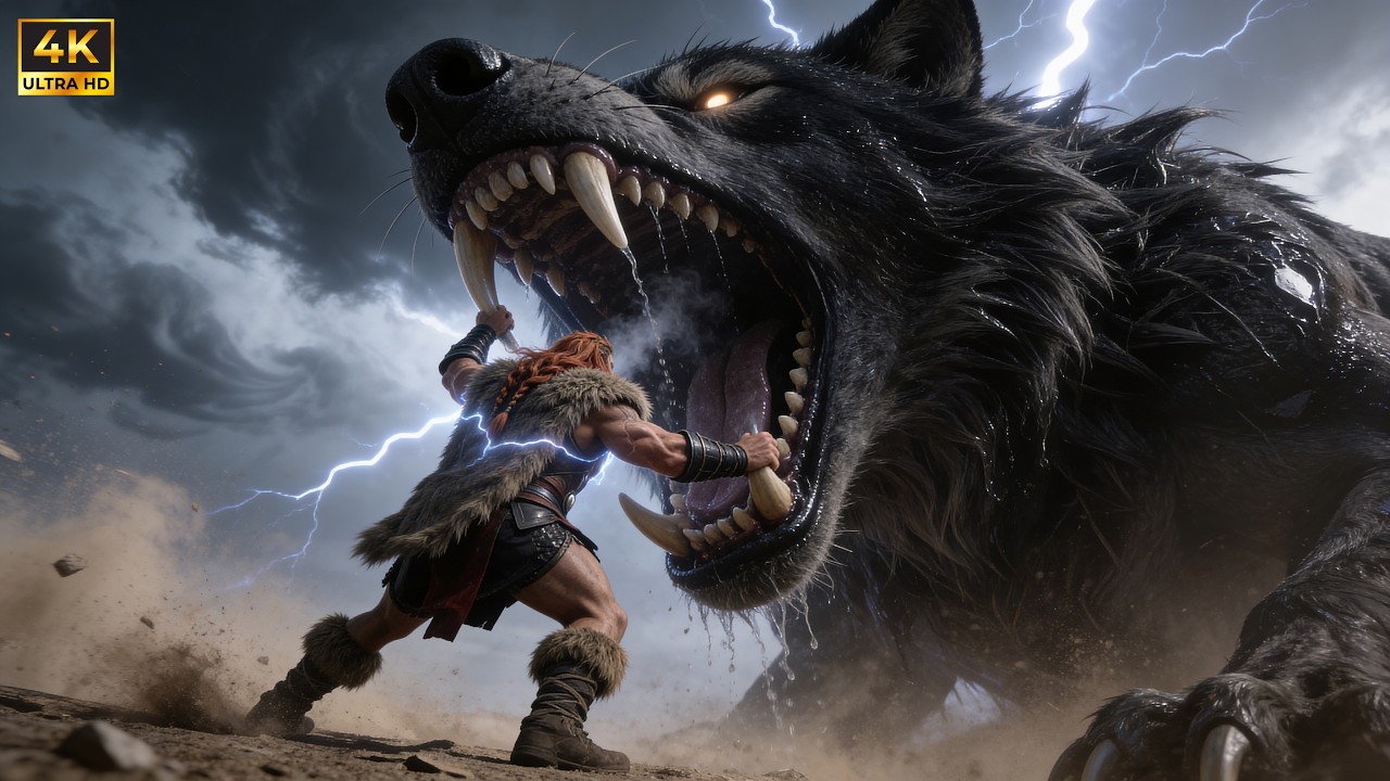 Thor vs Fenrir | The Battle of Ragnarok Begins ⚡ Epic Viking Cinematic