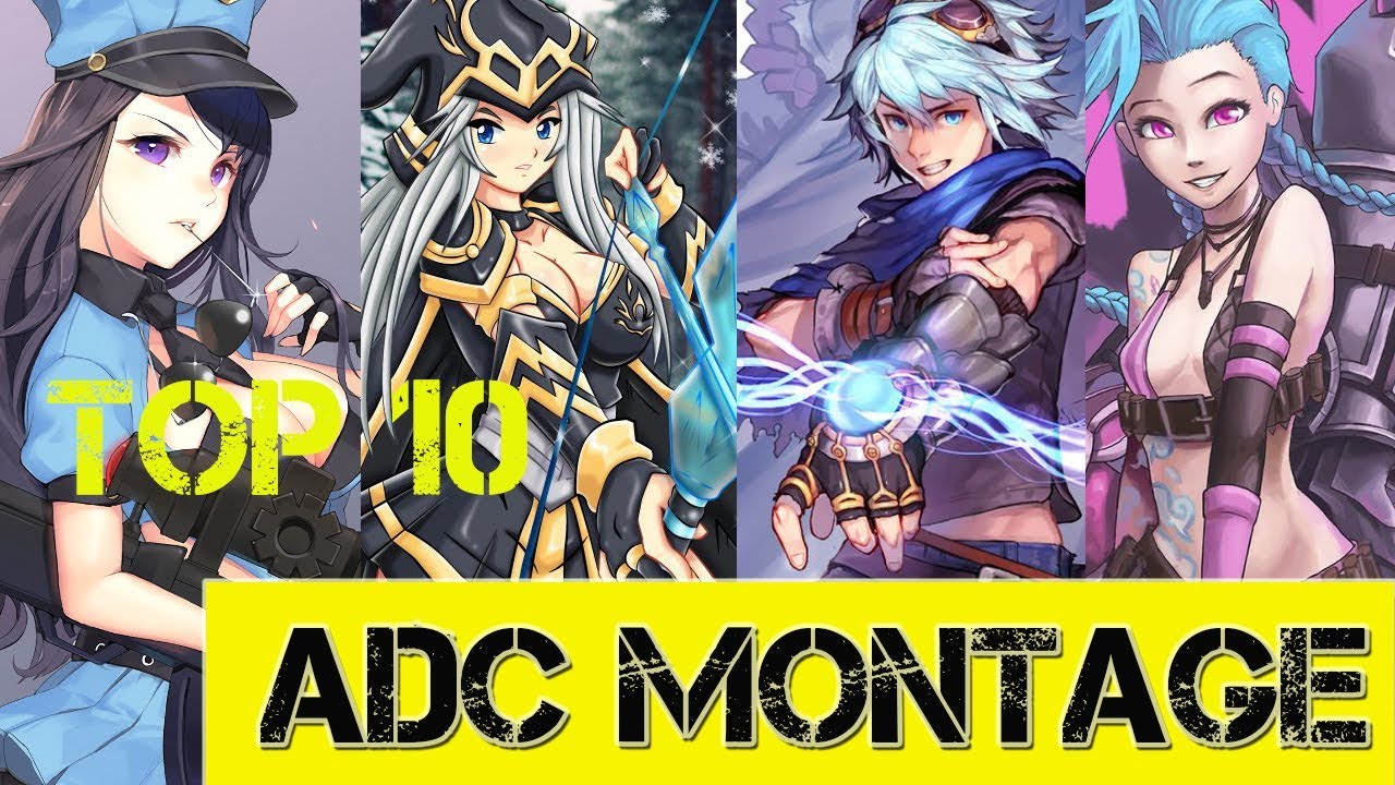 Top 10 Best ADC #2 S7 - Epic ADC Carries Montage 2017