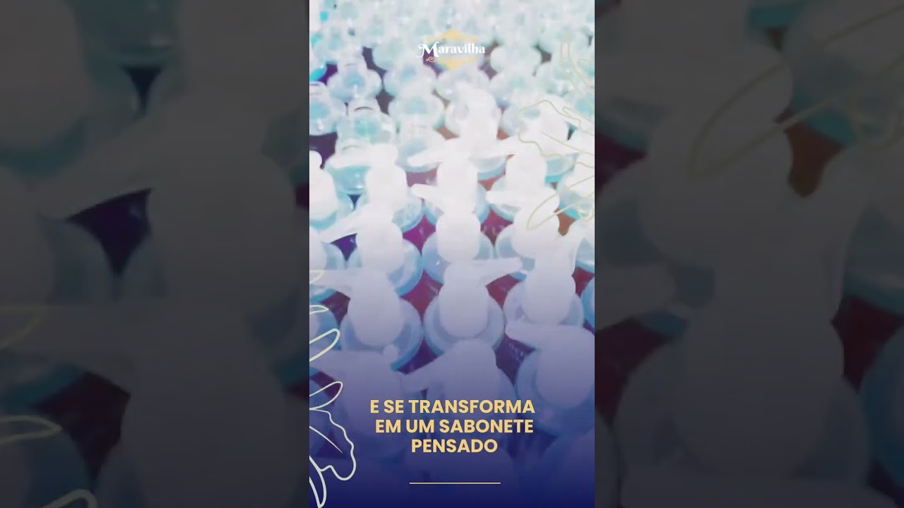 Veja como nasce nosso sabonete