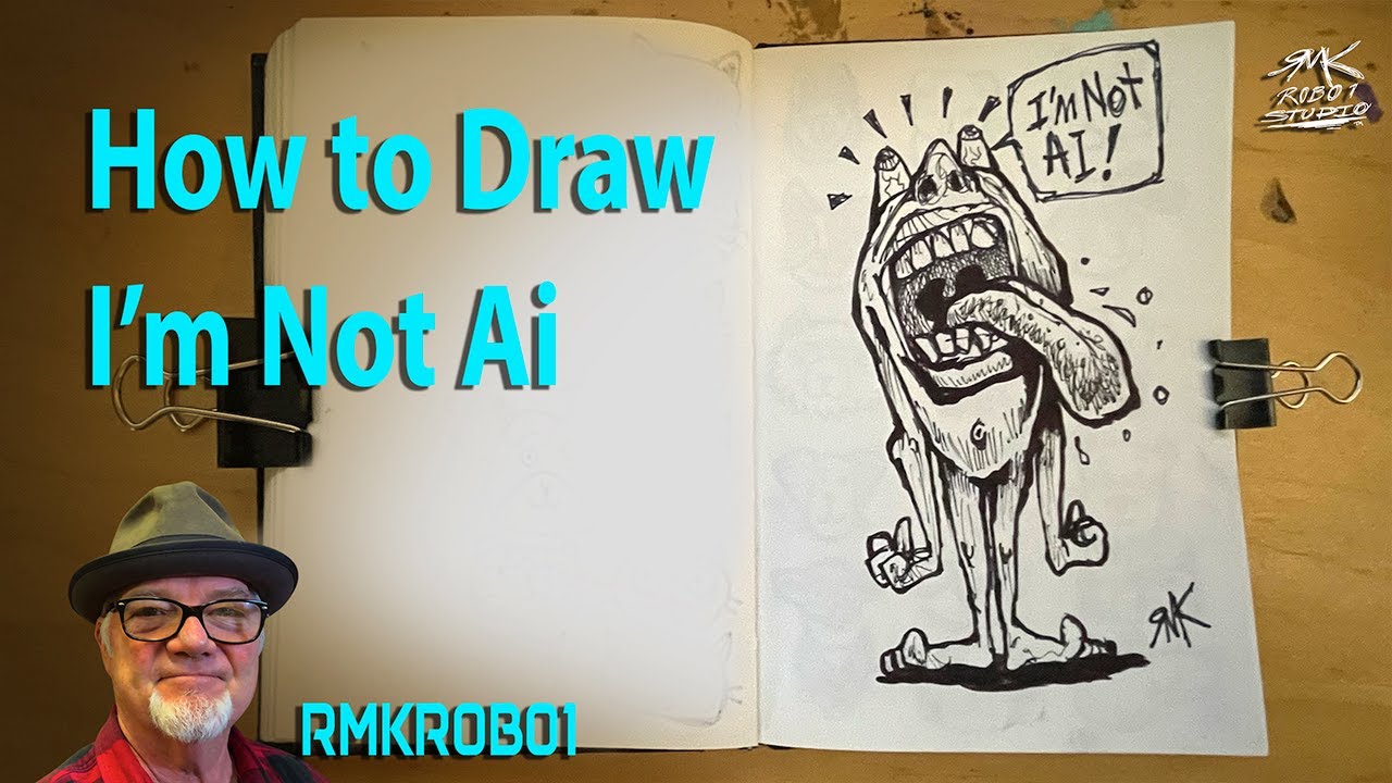 How to Draw I'm Not AI 64