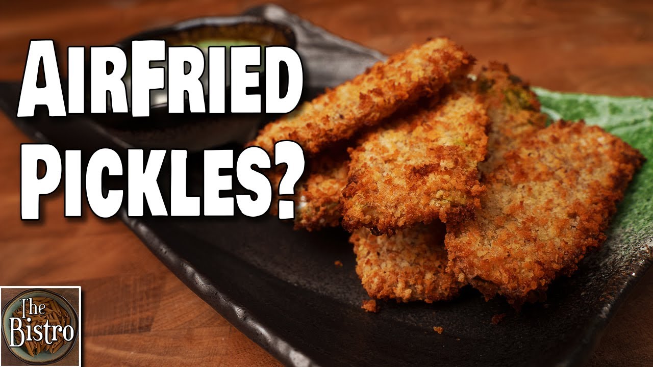 Air Fried Pickles!  -Surprisingly GOOD and EASY!