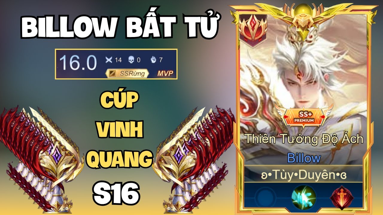 Billow Đi Rừng Bất Tử Trong Trận Cuối Tranh Cúp Mùa 16 - Liên Quân