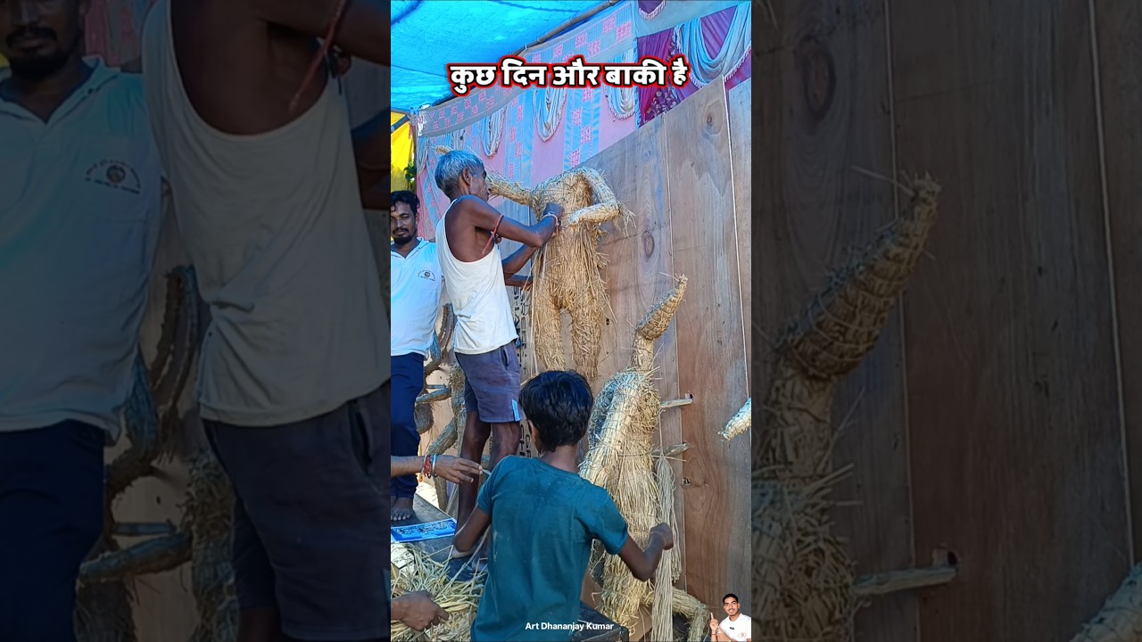 Durga murti making process