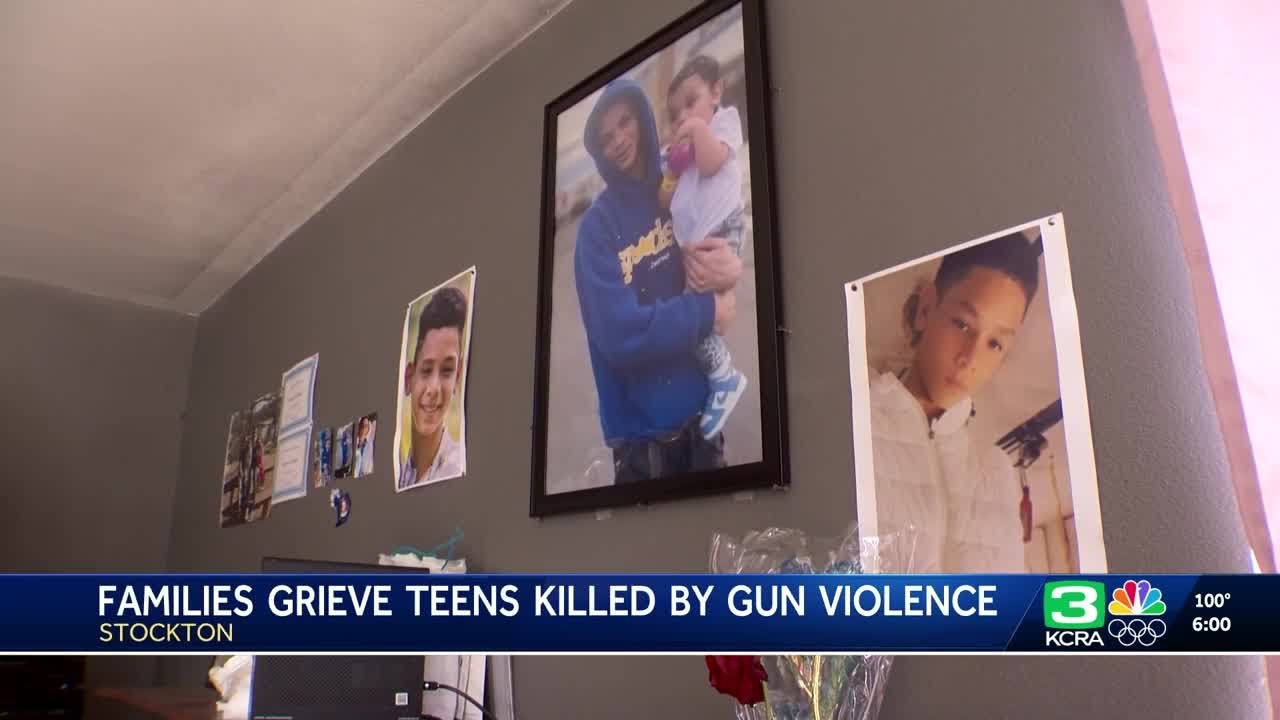 Stockton families mourn loss of teenagers to gun violence