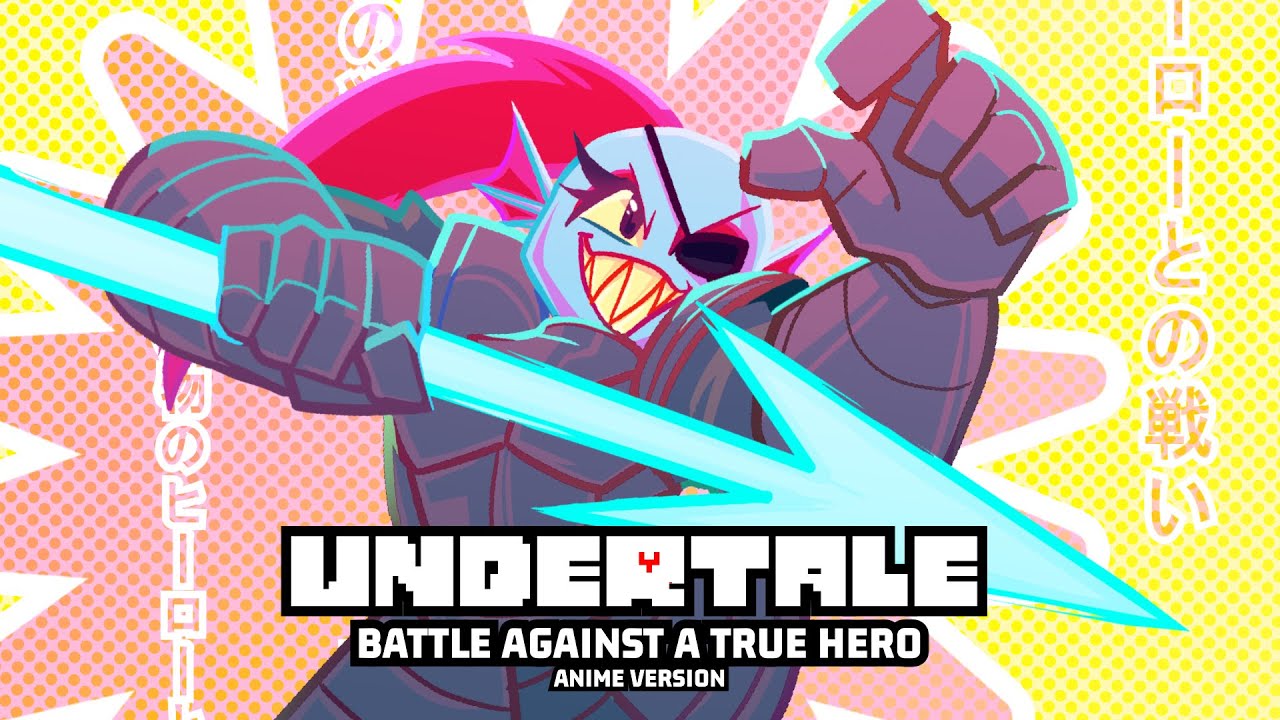 Undertale - Battle Against a True Hero With Lyrics