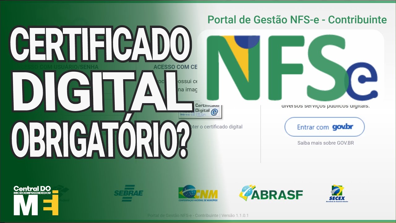 CERTIFICADO DIGITAL PARA NOTA DE SERVI&Ccedil;O DO MEI [NFS-e MEI 2023]