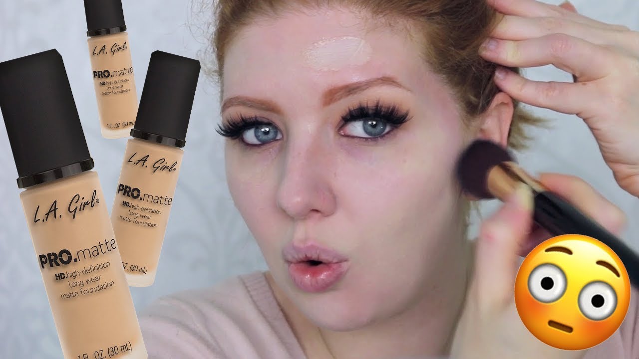LA Girl Pro Matte Foundation | Wear Test & Review