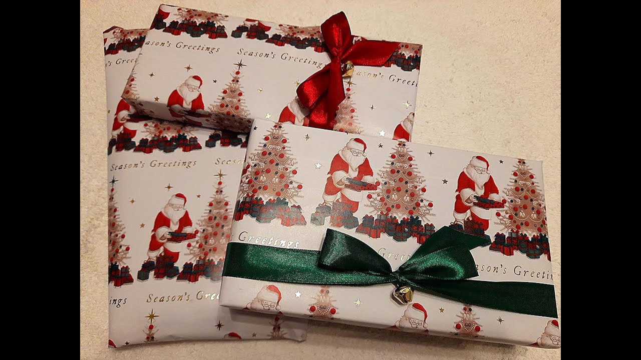 ASMR - No talking. Wrapping Christmas gifts