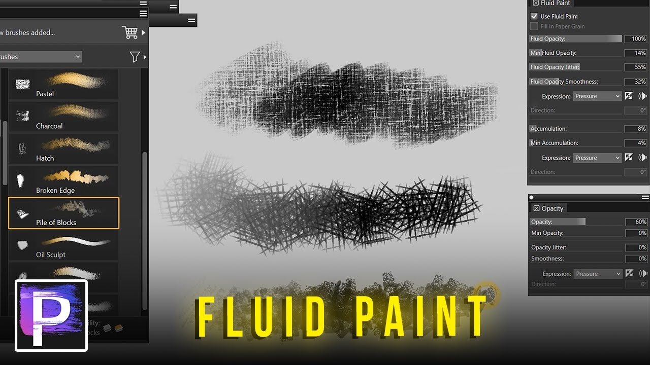 How to Use Fluid Paint - Painter 2023 Tutorial