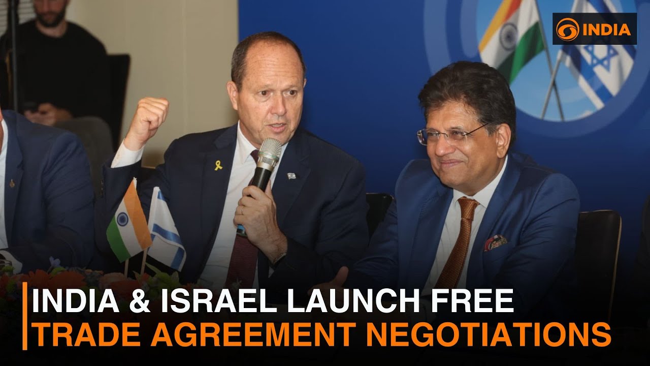India & Israel Launch Free Trade Agreement negotiations