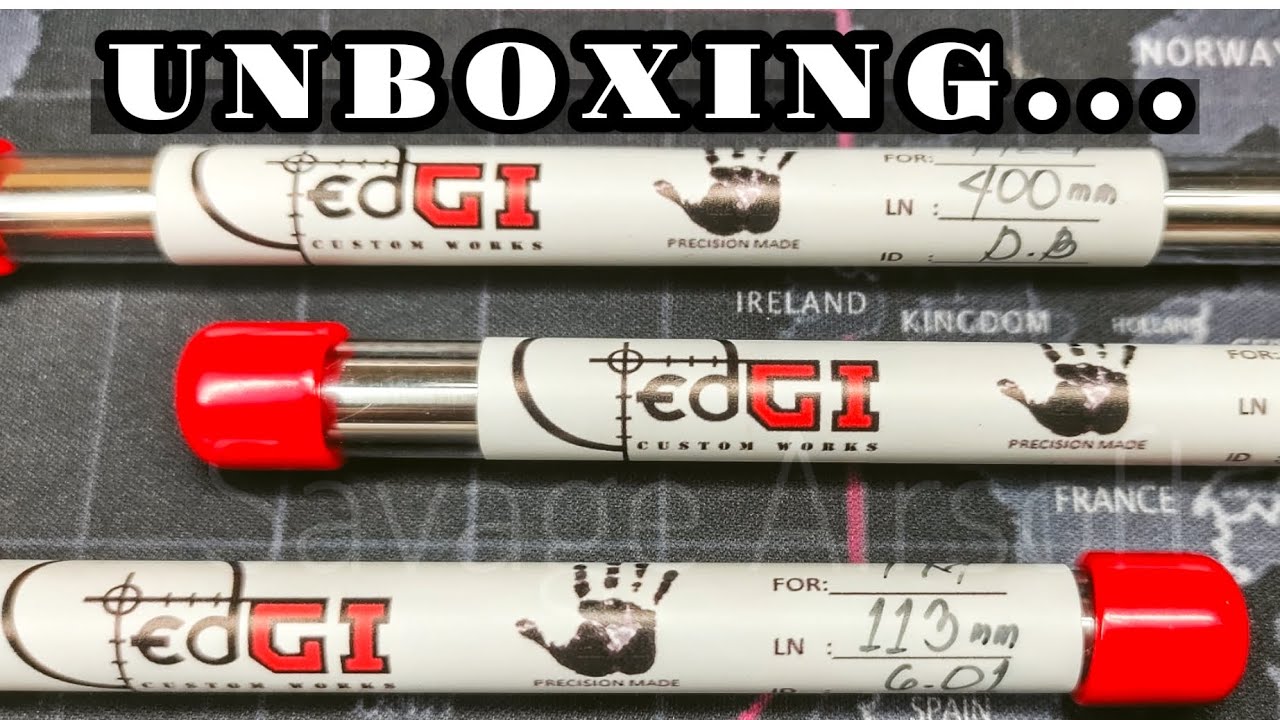 EDGI CUSTOM WORKS TIGHT BARRELS UNBOXING... 